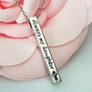 NEW 2 sided Always My Daughter Necklace